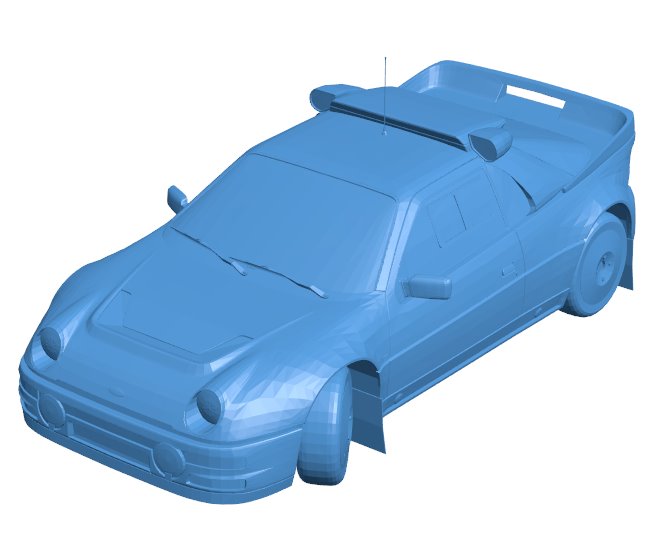 Ford RS200 car B0011384 3d model file for 3d printer