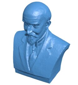 Georges Méliès Bust at the Père Lachaise Cemetery, Paris B0011289 3d model file for 3d printer