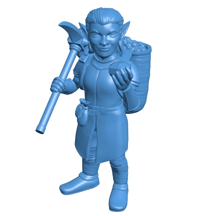 Gnome, Deep - Snirfneblin B0011294 3d model file for 3d printer