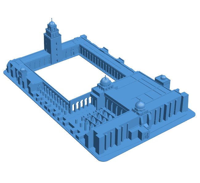 Great Mosque of Kairouan - Tunisia B0011290 3d model file for 3d printer