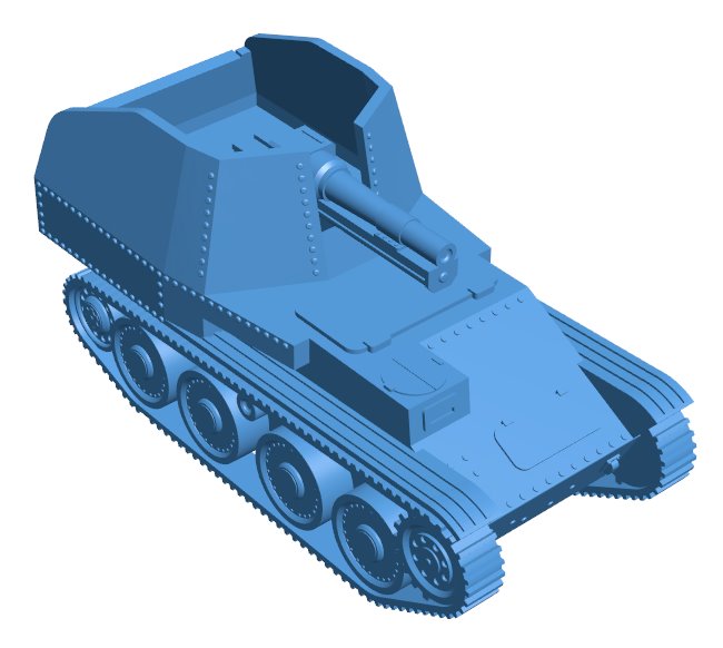 Grille Ausf M - tank B0011479 3d model file for 3d printer