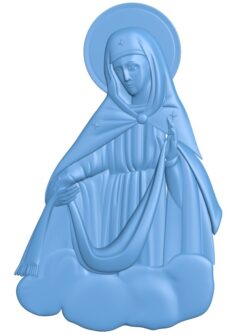 Icon Of The Mother Of God T0010351 download free stl files 3d model for CNC wood carving