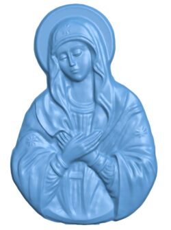 Icon Of The Mother Of God T0010352 download free stl files 3d model for CNC wood carving