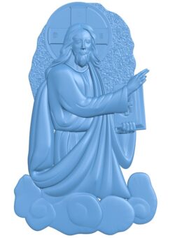 Icon of Jesus Christ T0010349 download free stl files 3d model for CNC wood carving