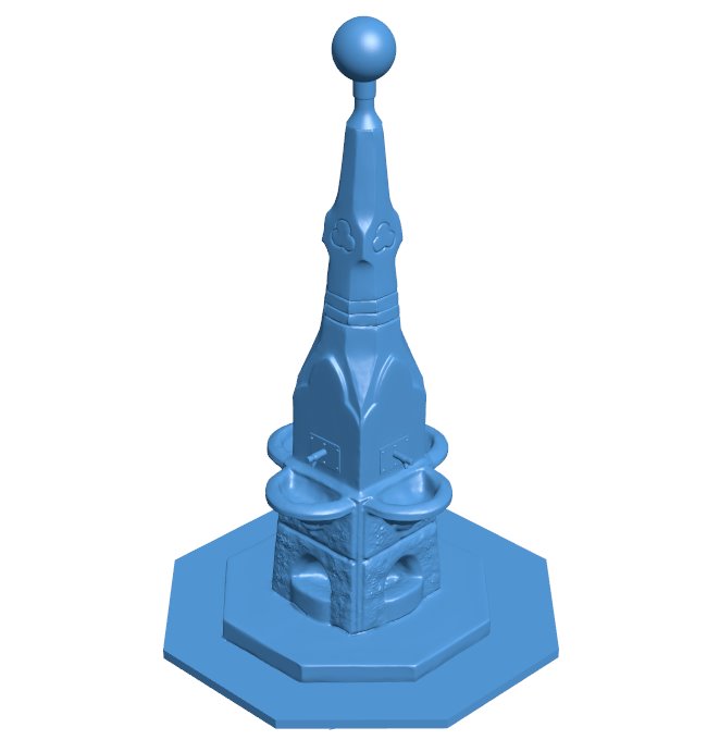 John Runtz Memorial Fountain at Clissold Park, London B0011315 3d model file for 3d printer