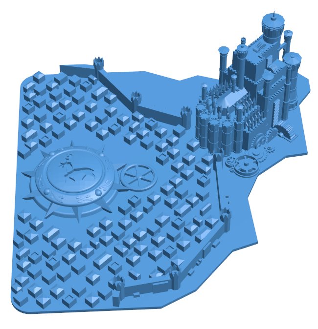 King's Landing - Game of Thrones B0011291 3d model file for 3d printer