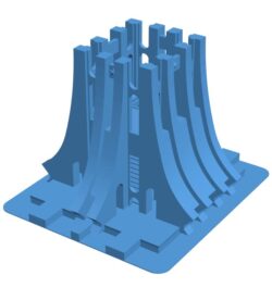 Kwame Nkrumah Mausoleum – Accra , Ghana B0011481 3d model file for 3d printer