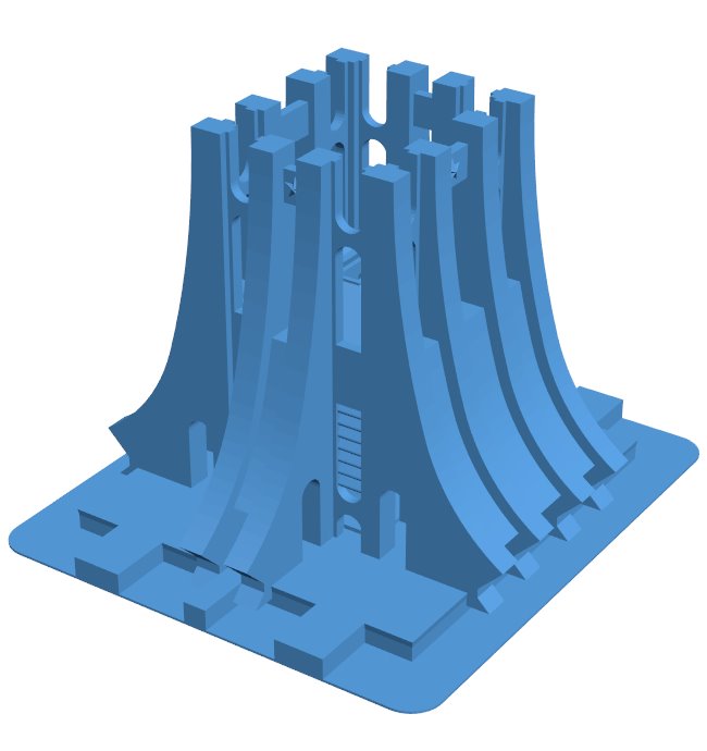 Kwame Nkrumah Mausoleum - Accra , Ghana B0011481 3d model file for 3d printer