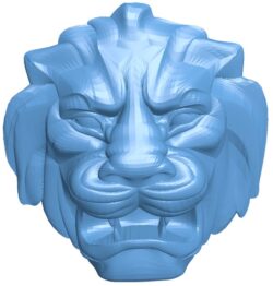 Lion head T0010241 download free stl files 3d model for CNC wood carving