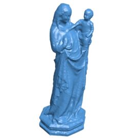 Madonna and Child at Bode Museum, Berlin B0011378 3d model file for 3d printer