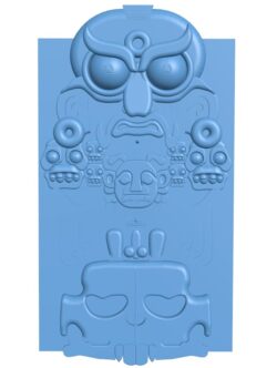 Mayan Totem T0010676 download free stl files 3d model for CNC wood carving