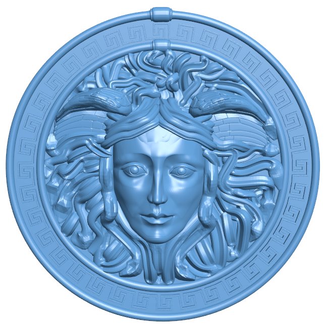 Medusa head T0010272 download free stl files 3d model for CNC wood carving