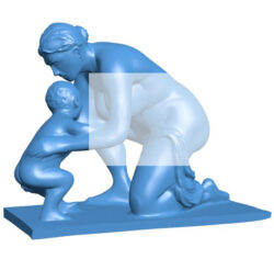 Mother and Child at Resselpark, Vienna B0011411 3d model file for 3d printer