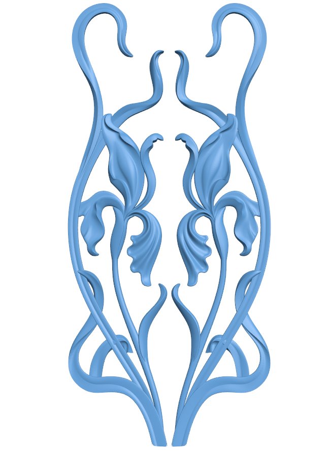 Pattern decor design T0010524 download free stl files 3d model for CNC wood carving