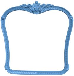 Picture frame or mirror T0010337 download free stl files 3d model for CNC wood carving