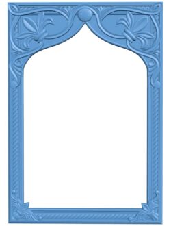 Picture frame or mirror T0010338 download free stl files 3d model for CNC wood carving