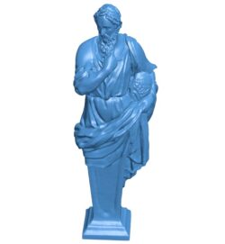 Plato at The Palace of Versailles B0011316 3d model file for 3d printer