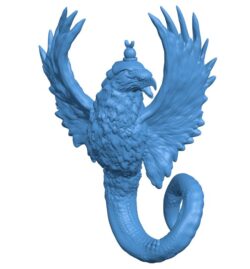 Snake-tailed eagle B0011470 3d model file for 3d printer