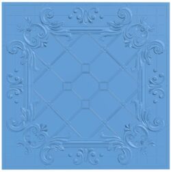 Square pattern T0010460 download free stl files 3d model for CNC wood carving