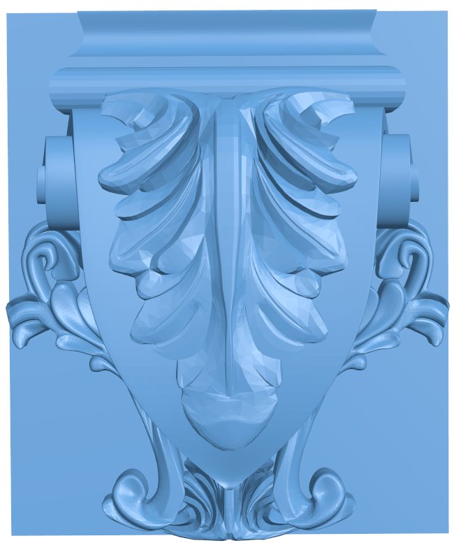 Top of the column T0010300 download free stl files 3d model for CNC wood carving