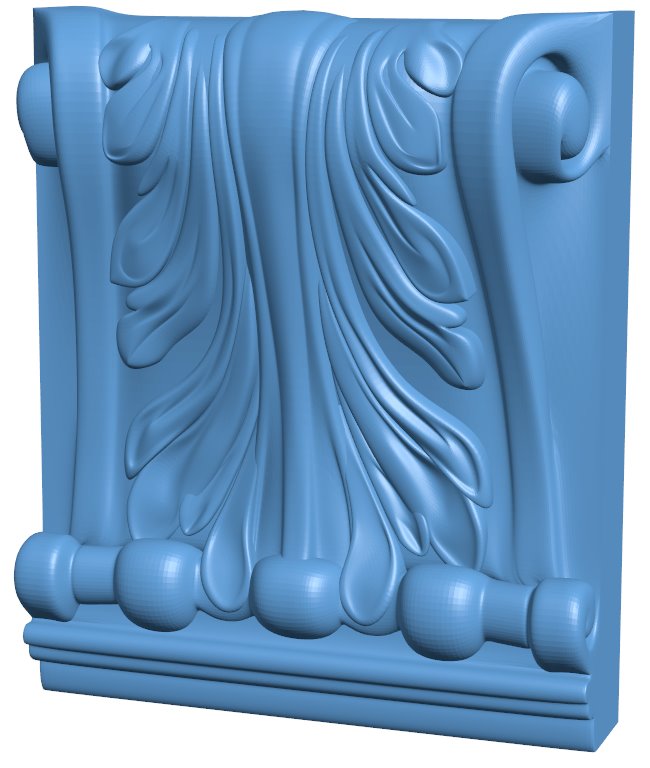 Top of the column T0010537 download free stl files 3d model for CNC wood carving