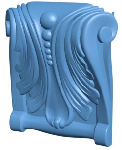 Top of the column T0010539 download free stl files 3d model for CNC wood carving
