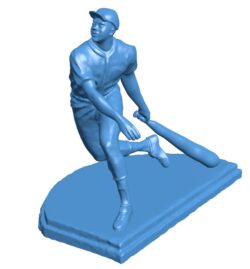 Willie Mays at the ATand T Park, San Francisco B0011354 3d model file for 3d printer