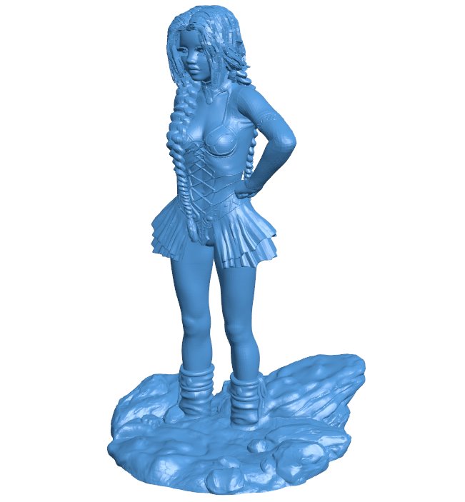 Woman B0011258 3d model file for 3d printer