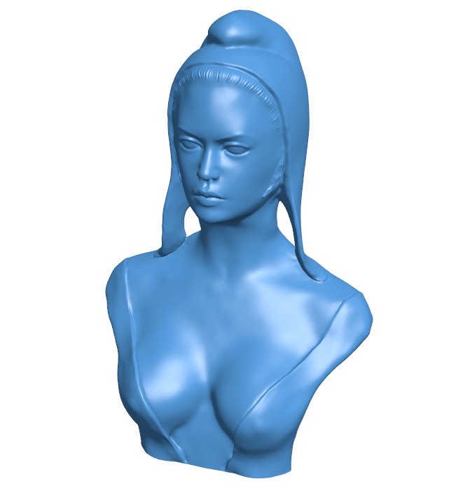 Woman - bust B0011250 3d model file for 3d printer