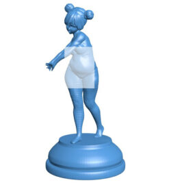 Women exercising to lose weight B0011428 3d model file for 3d printer
