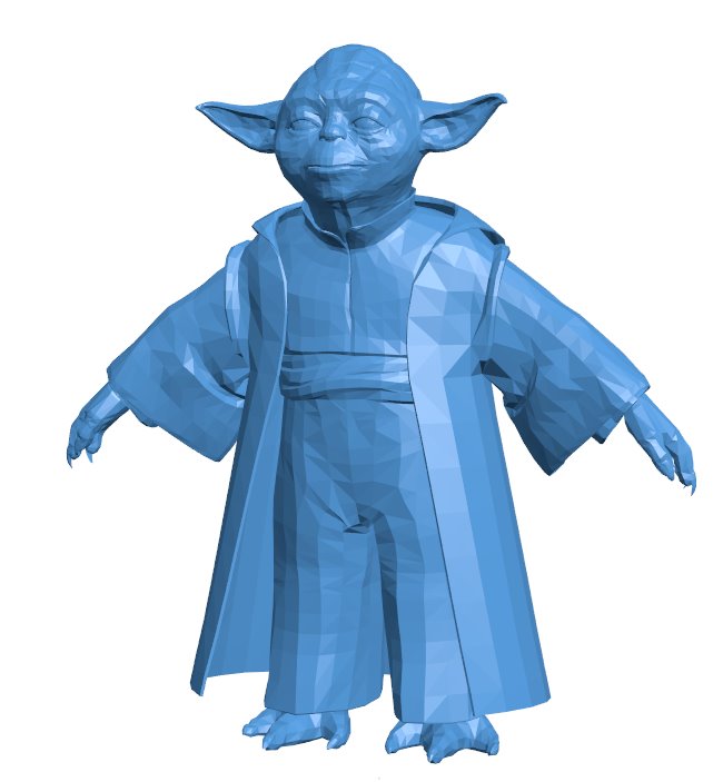 Yoda - Star Wars B0011284 3d model file for 3d printer