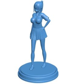 Anime student B0011667 3d model file for 3d printer