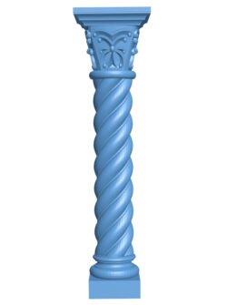 Column pattern T0011188 download free stl files 3d model for CNC wood carving