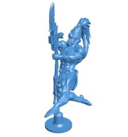 Dancing with weapons B0011778 3d model file for 3d printer