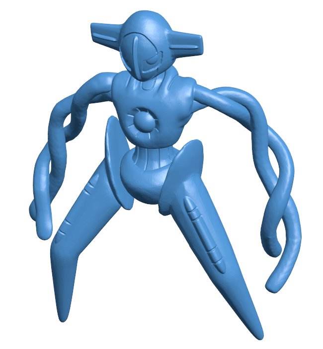 Deoxys N - pokemon B0011675 3d model file for 3d printer