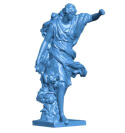 Diana The Huntress at the Palace of Versailles, France B0011605 3d model file for 3d printer