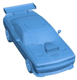 Dodge challenger modified – car B0011714 3d model file for 3d printer