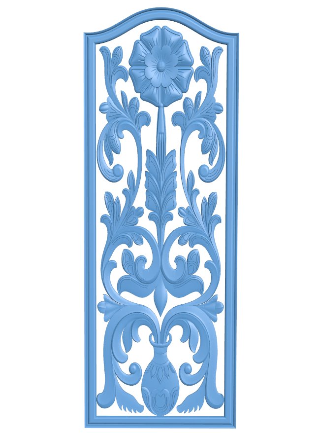 Door frame pattern T0010705 download free stl files 3d model for CNC wood carving