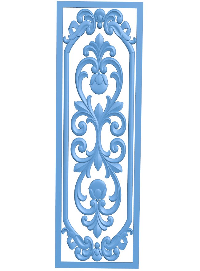 Door frame pattern T0010823 download free stl files 3d model for CNC wood carving