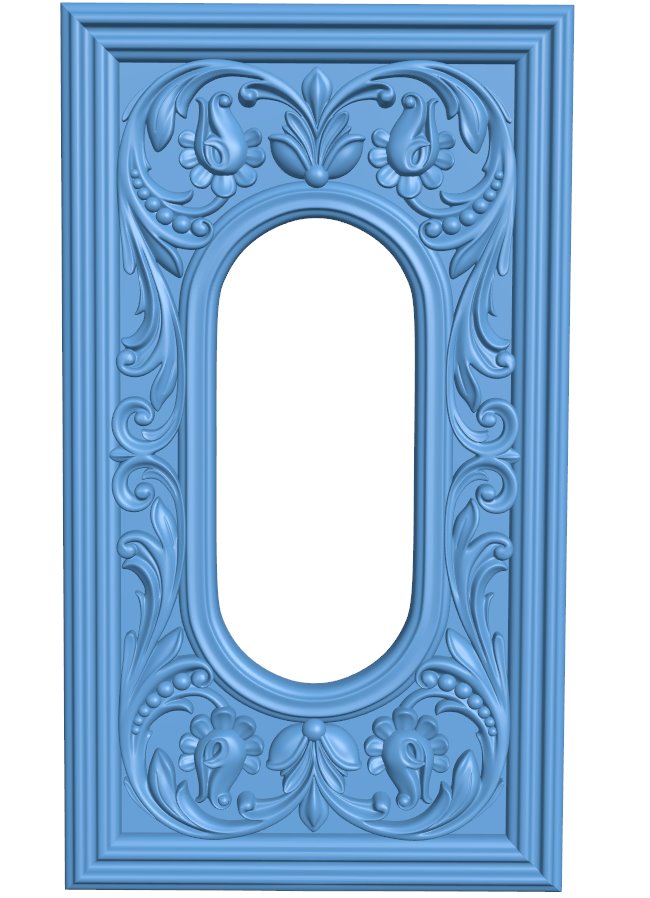 Door frame pattern T0010824 download free stl files 3d model for CNC wood carving