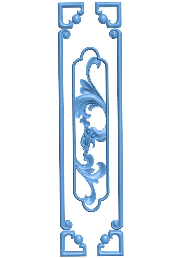 Door frame pattern T0010907 download free stl files 3d model for CNC wood carving