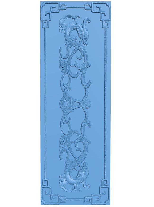 Door frame pattern T0011145 download free stl files 3d model for CNC wood carving