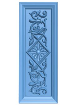 Door frame pattern T0011194 download free stl files 3d model for CNC wood carving