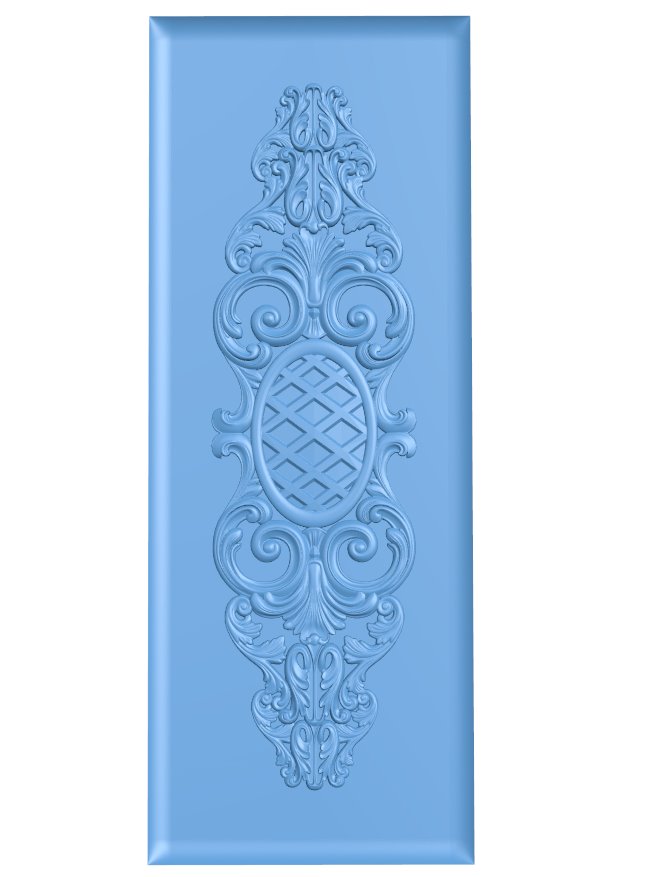 Door frame pattern T0011195 download free stl files 3d model for CNC wood carving