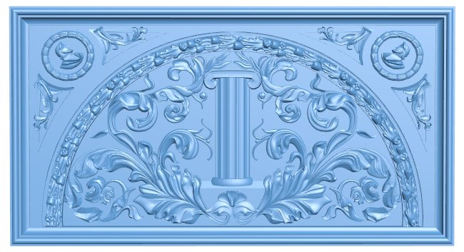 Door frame pattern T0011223 download free stl files 3d model for CNC wood carving