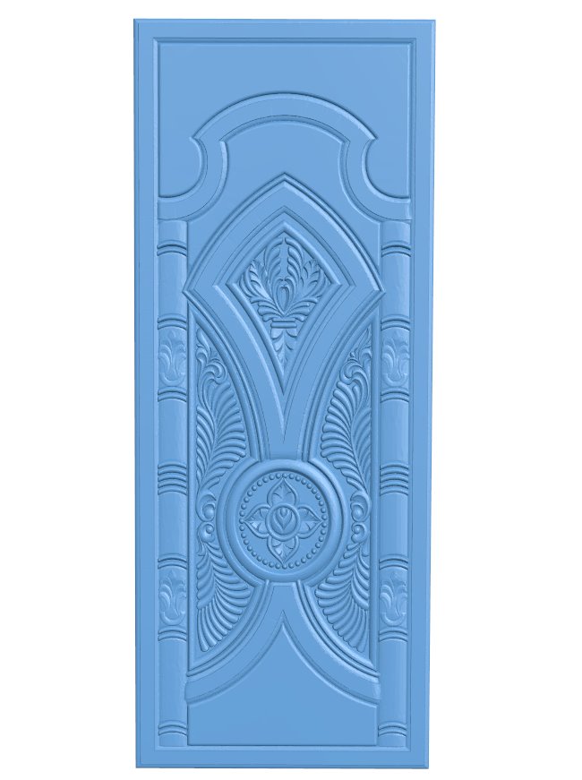 Door pattern T0010714 download free stl files 3d model for CNC wood carving