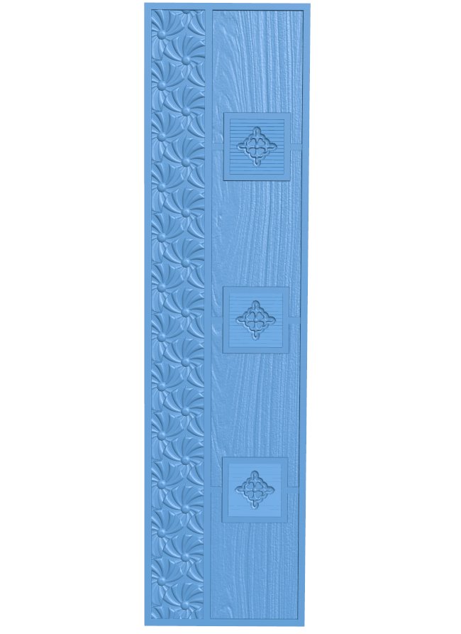 Door pattern T0010826 download free stl files 3d model for CNC wood carving