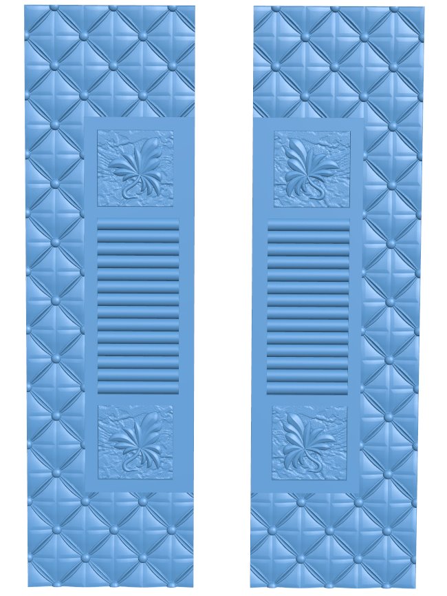 Door pattern T0010830 download free stl files 3d model for CNC wood carving