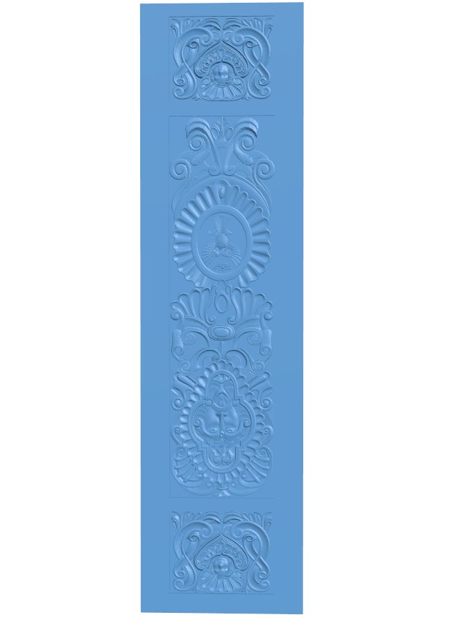 Door pattern T0011146 download free stl files 3d model for CNC wood carving