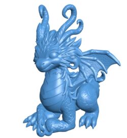 Dragon in legend B0011568 3d model file for 3d printer